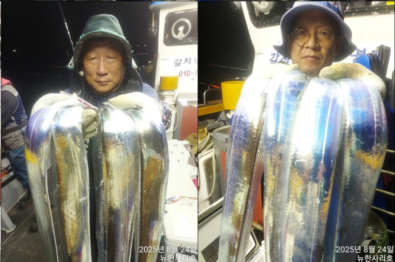 [뉴~한사리3호] 24일철수 씨알갈수록 좋아져 쿨러가득