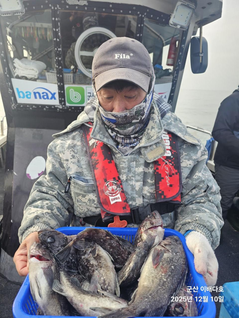 251210 고기통 가득 채운 우럭 출조, 완벽했던 긴오전배 -군산새만금낚시 이배다호-