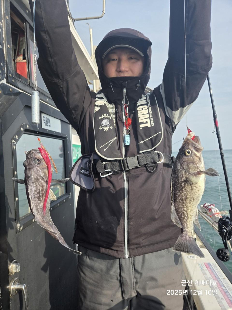 251210 고기통 가득 채운 우럭 출조, 완벽했던 긴오전배 -군산새만금낚시 이배다호-